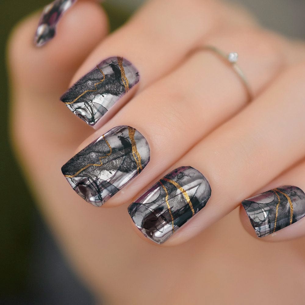 Monochrome Marble (Chrome)