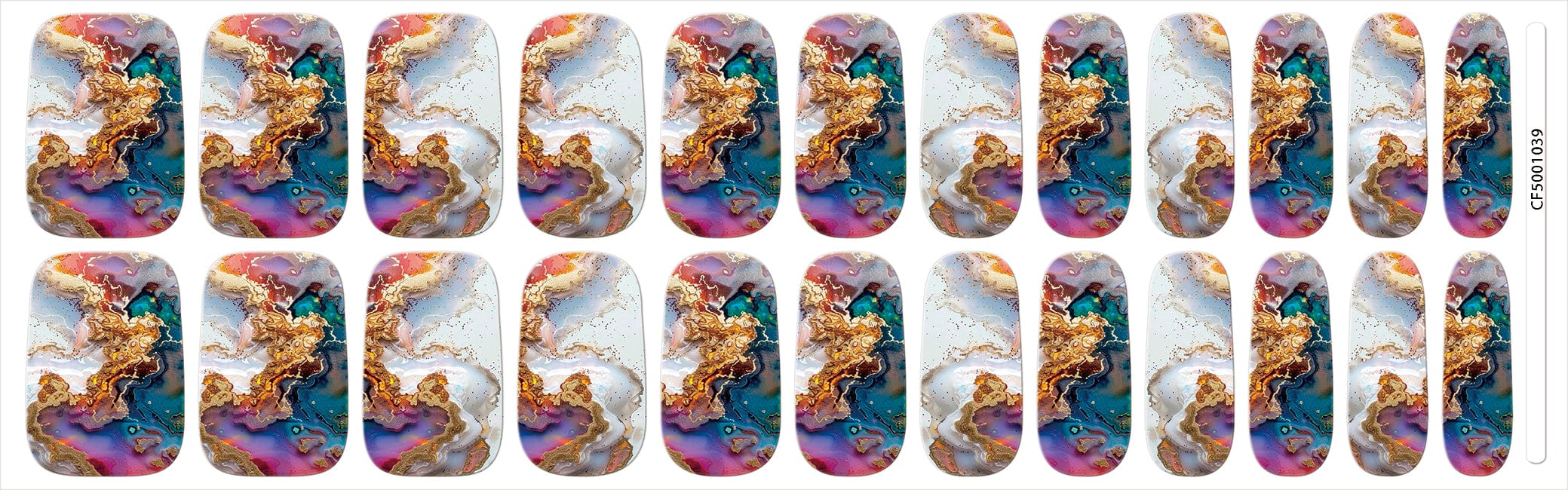 Rainbow Spill Marble