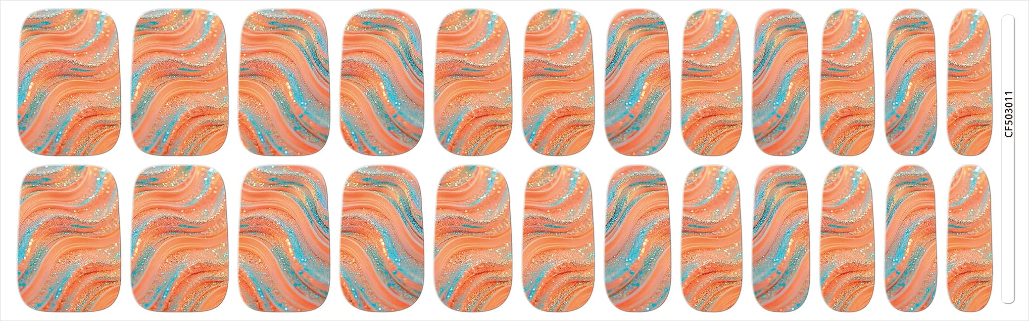Tangerine Twist Marble