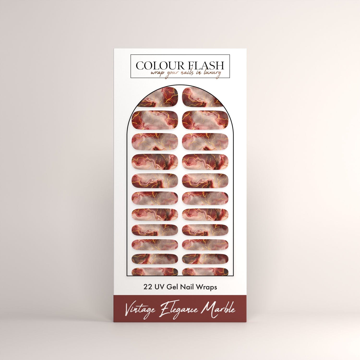 UV Gel: Vintage Elegance Marble