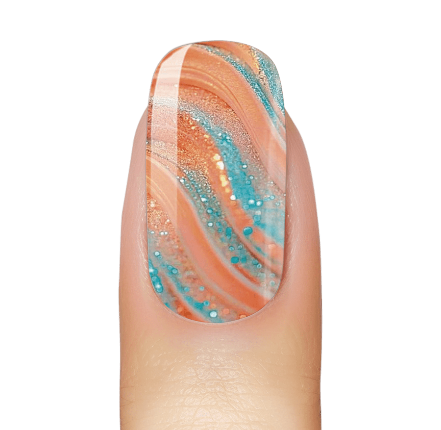 Tangerine Twist Marble