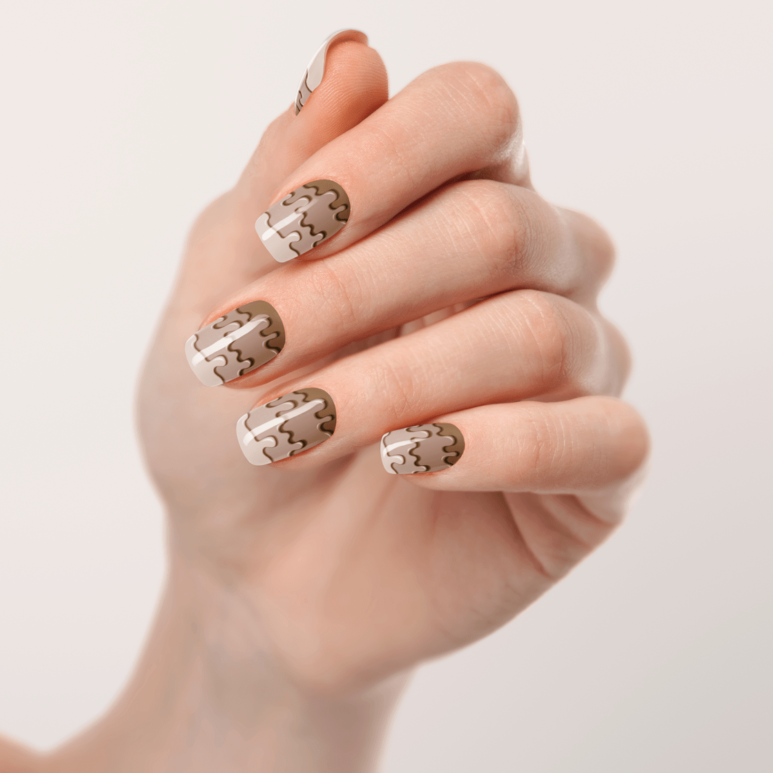 UV Gel: Mochaccino Ombré