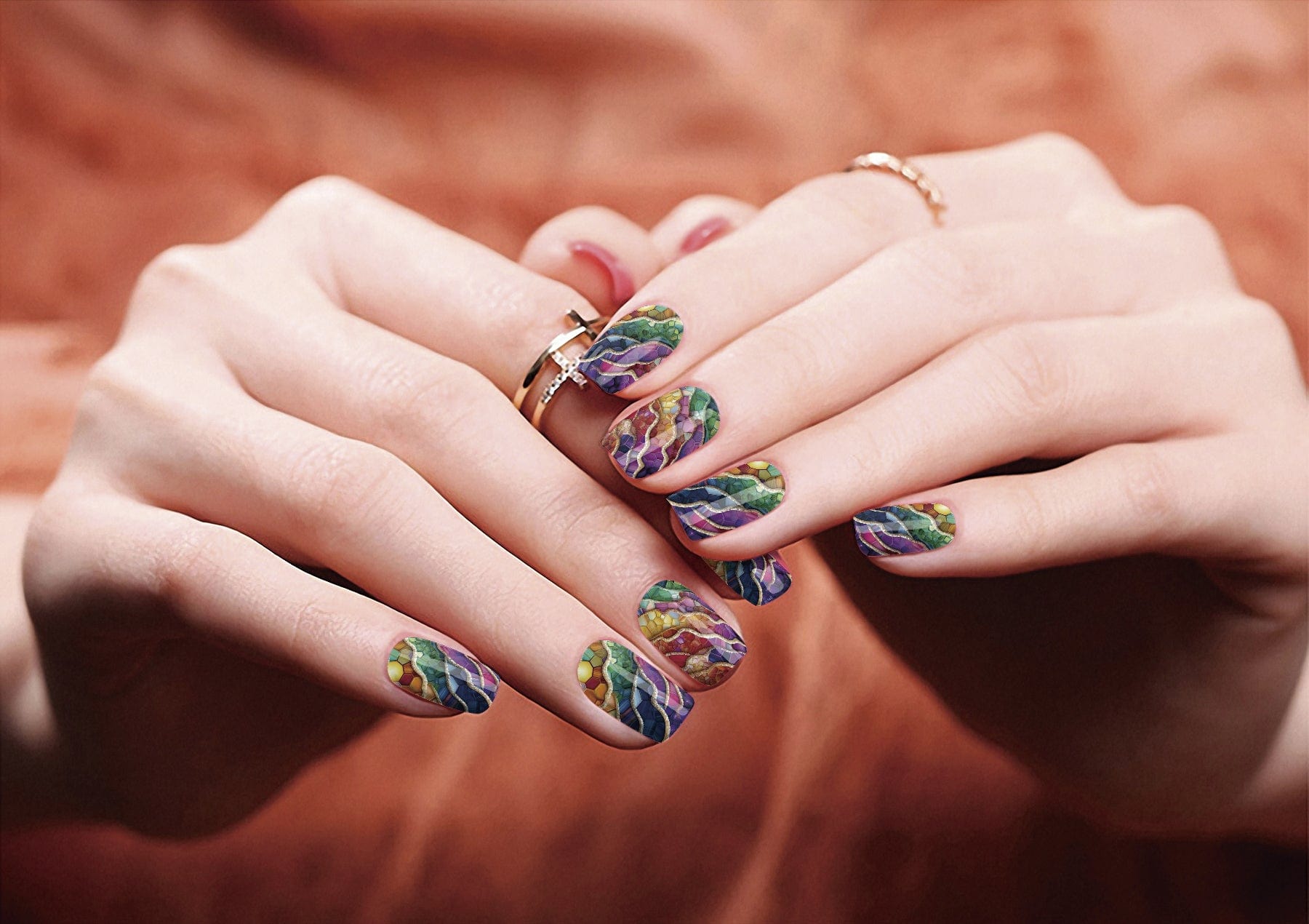 NEW: Rainbow Gold Marble