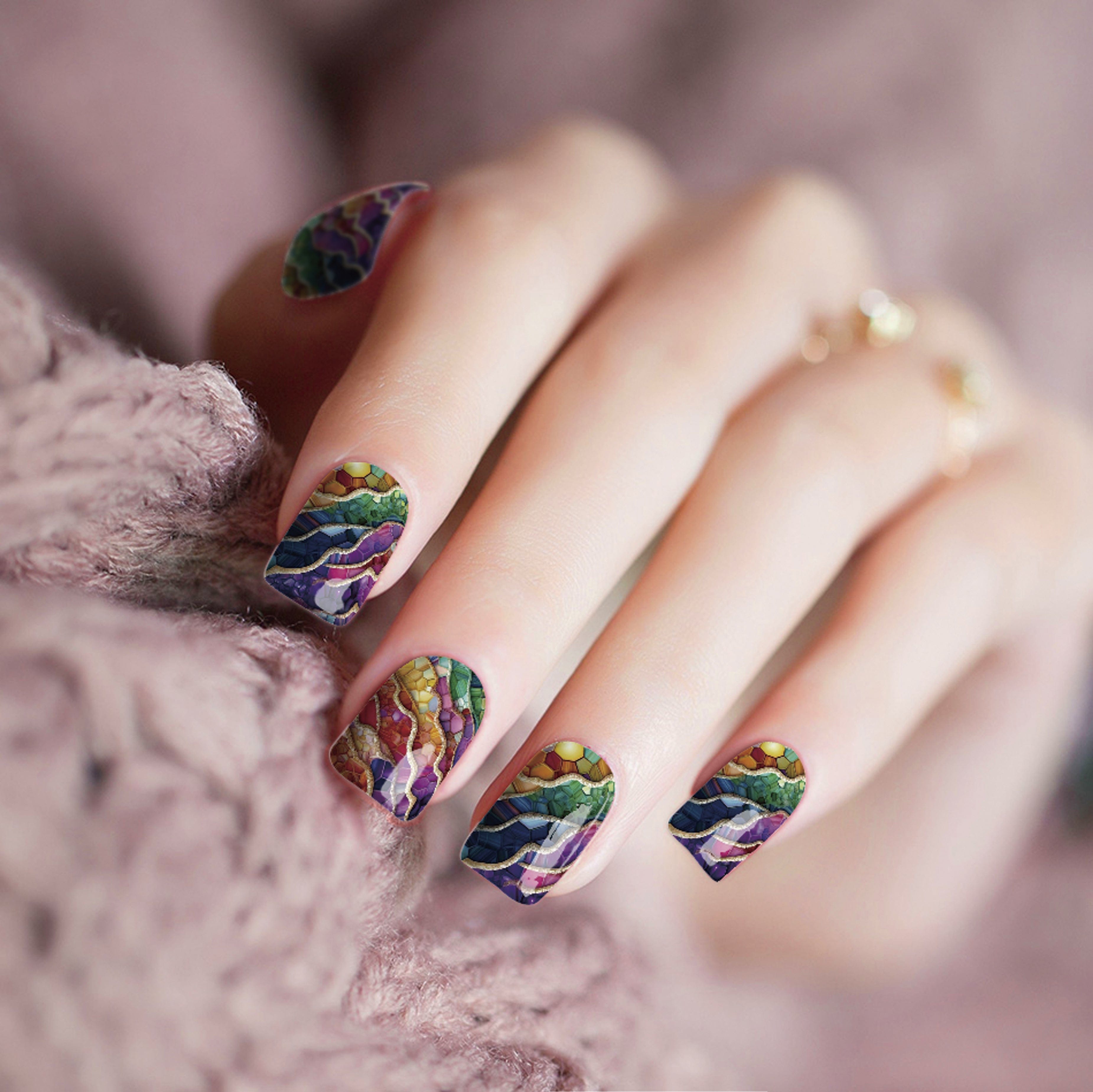 NEW: Rainbow Gold Marble