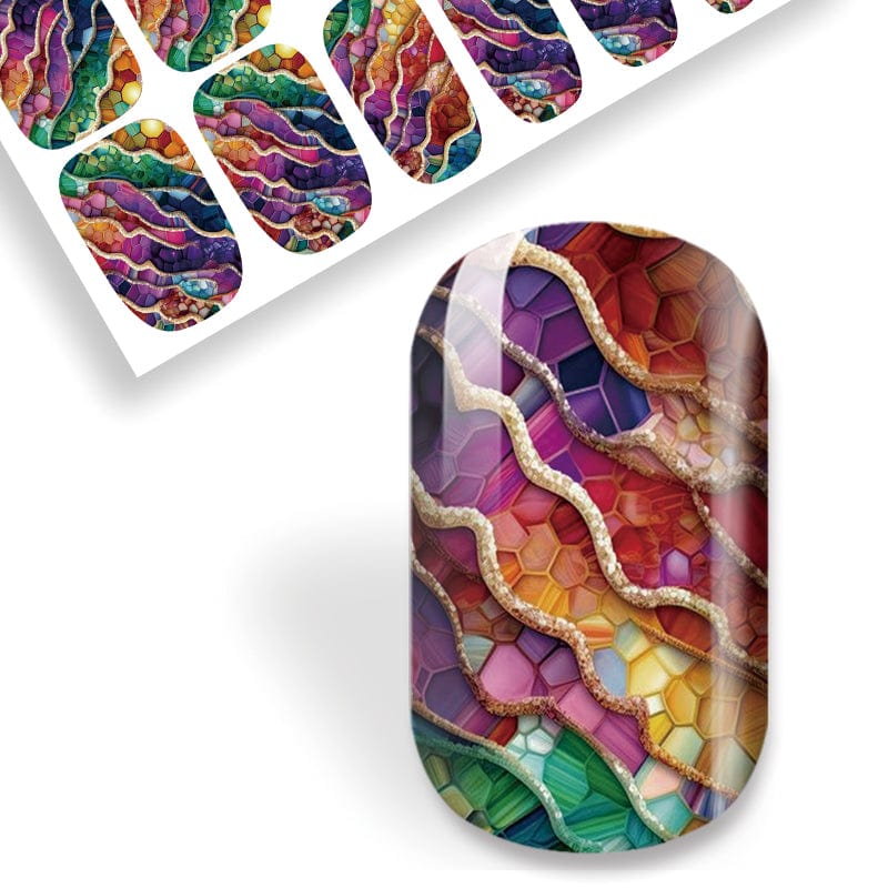 NEW: Rainbow Gold Marble