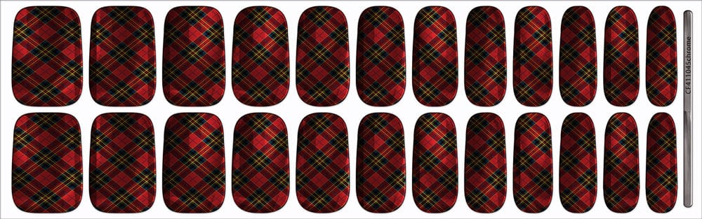 Red Plaid (Chrome)