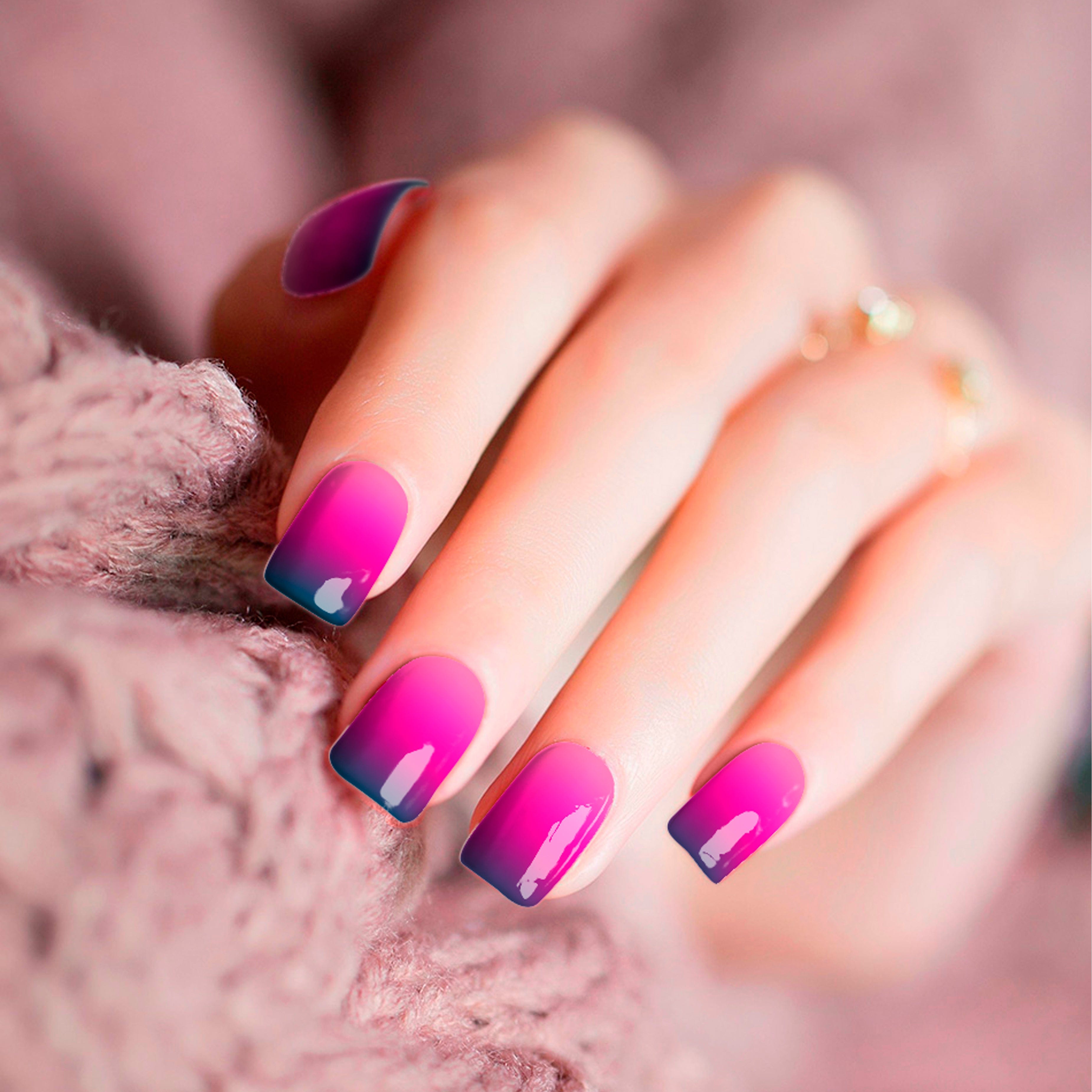 Fuchsia Eclipse Ombré