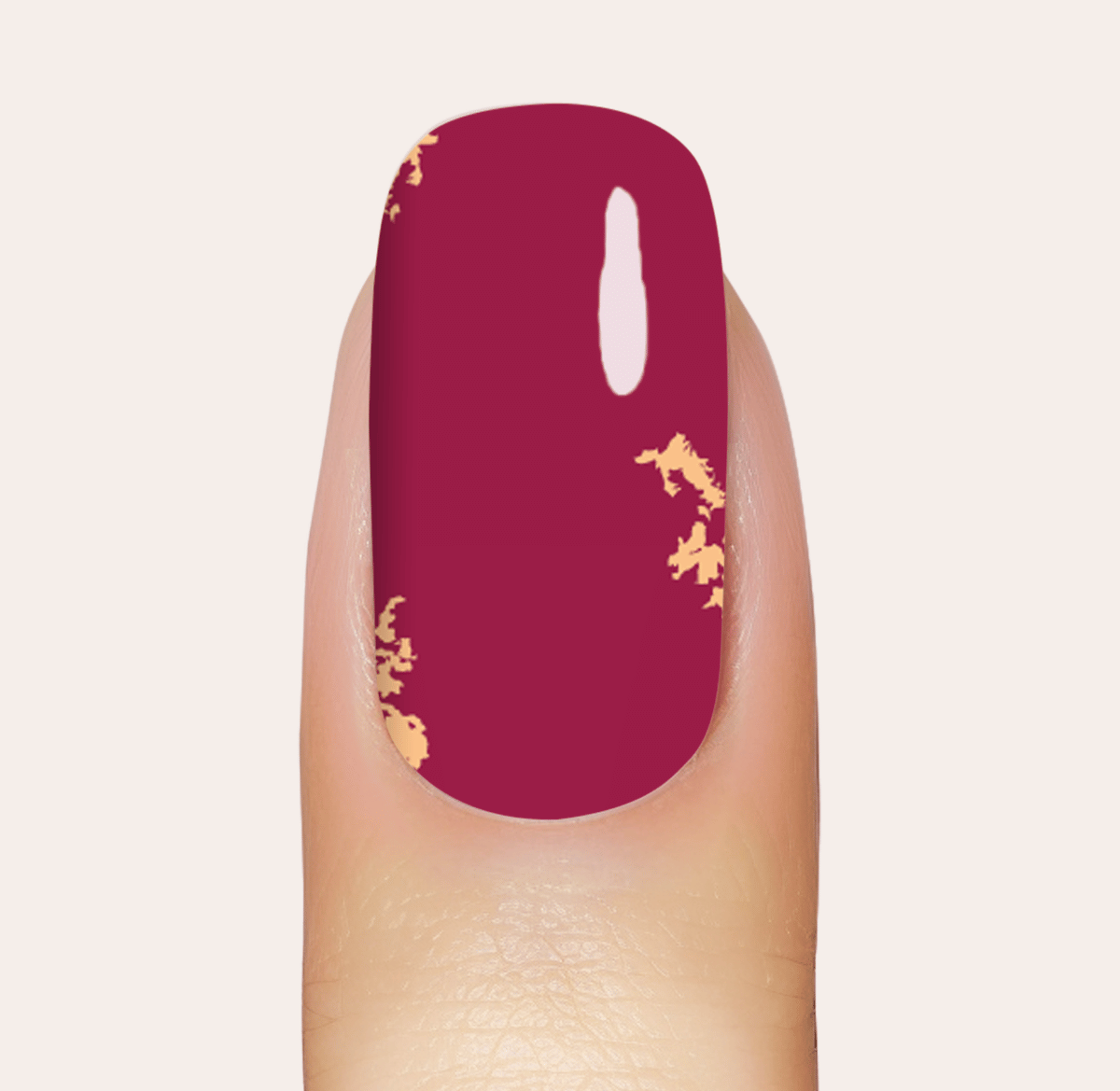 UV Gel: Gilded Garnet