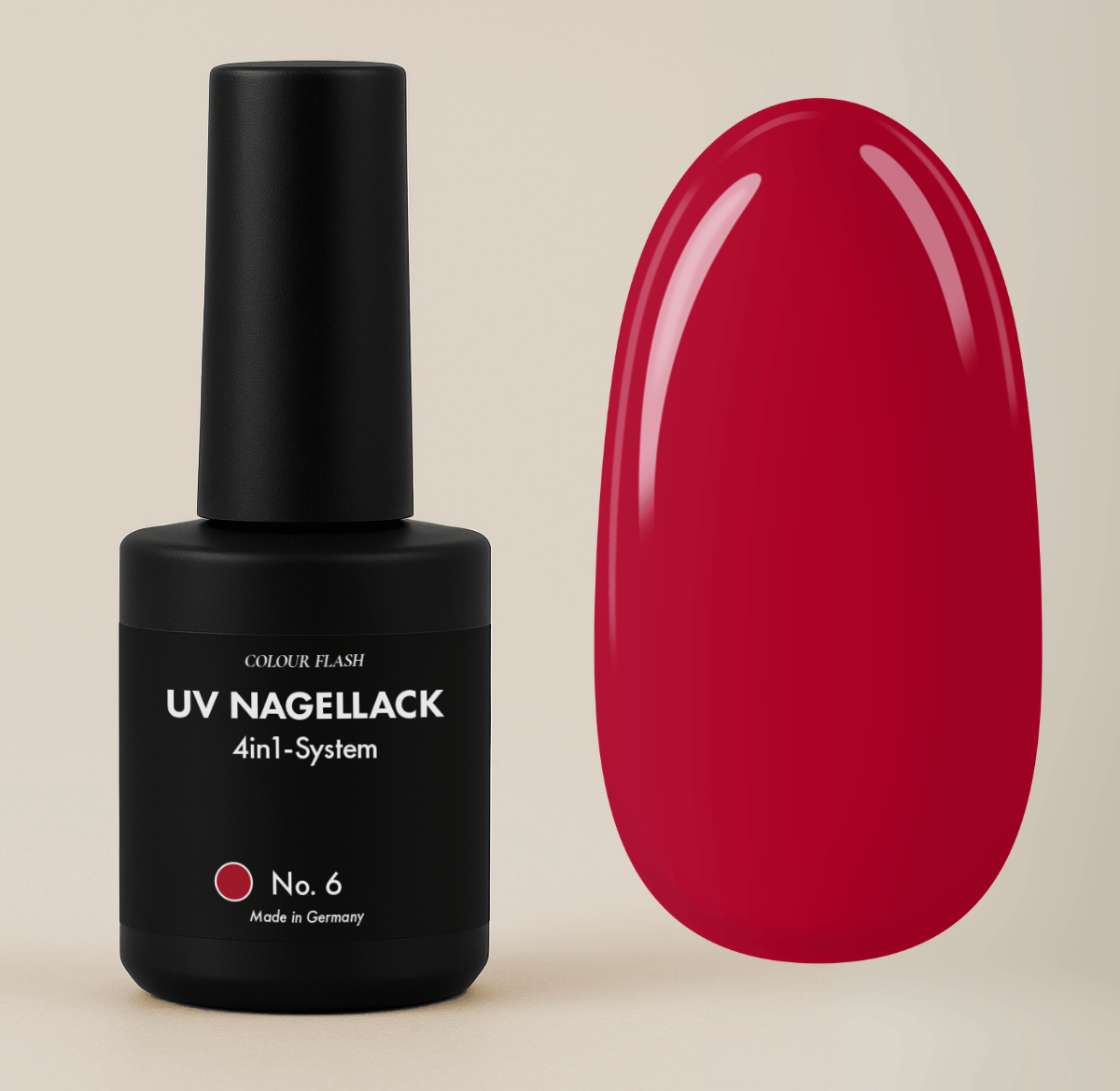 UV Nagellack No. 6 (4in1, 10ml)