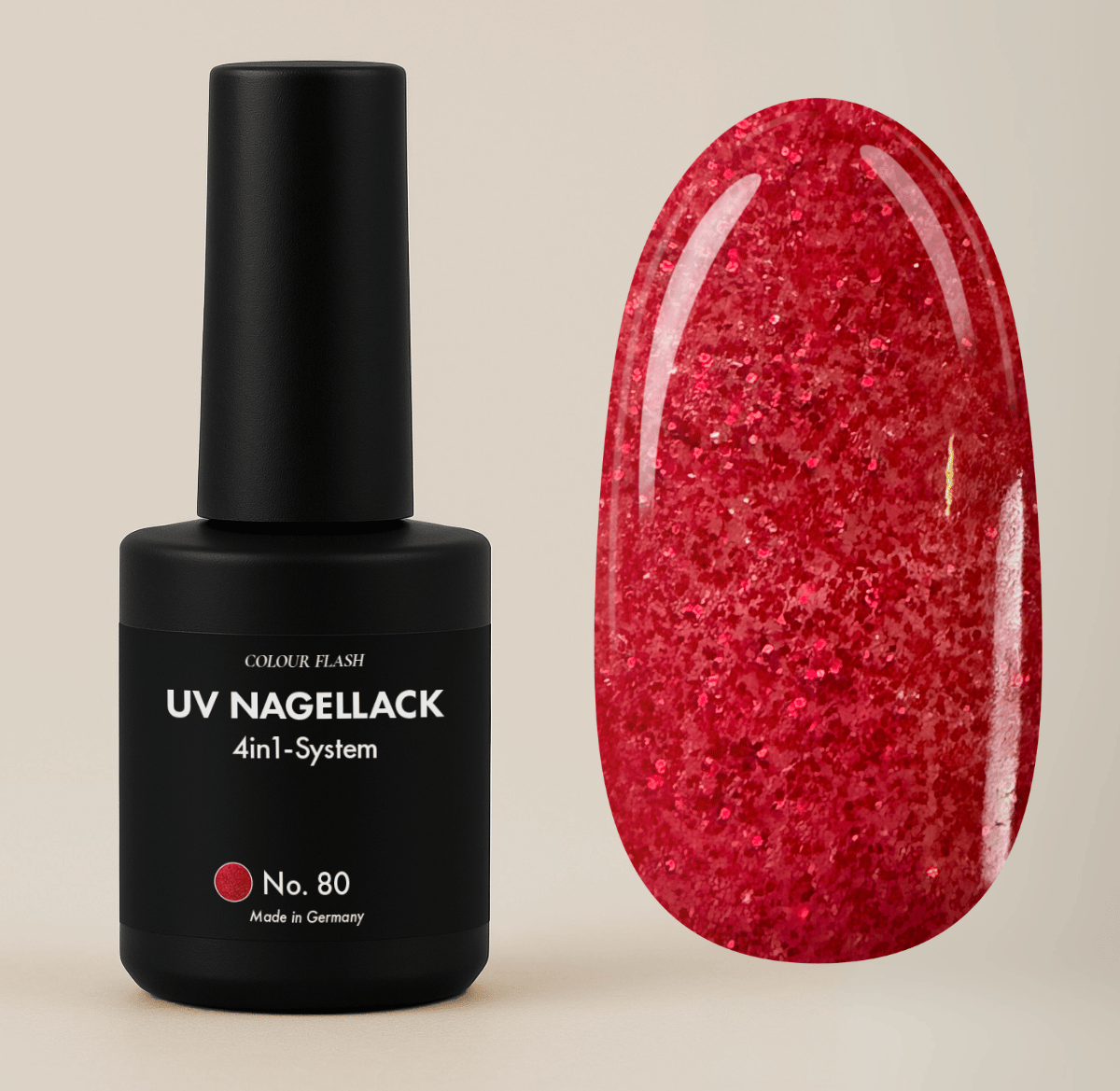 UV Nagellack No. 80 (4in1, 10ml)
