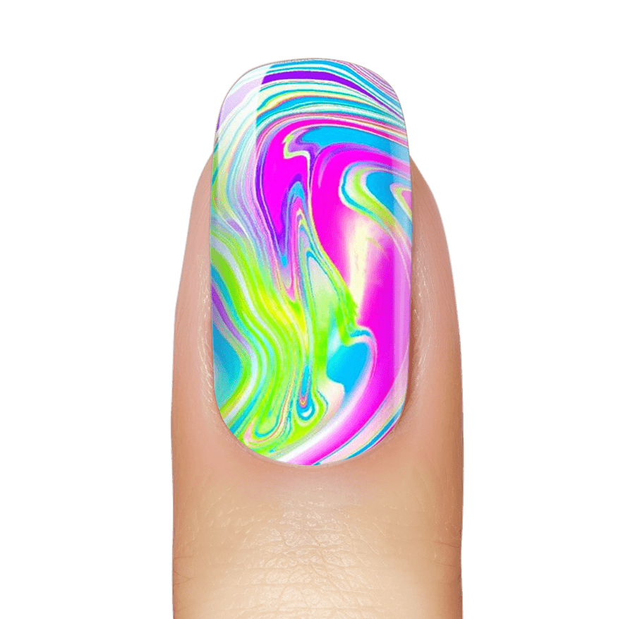 Neon Swirls