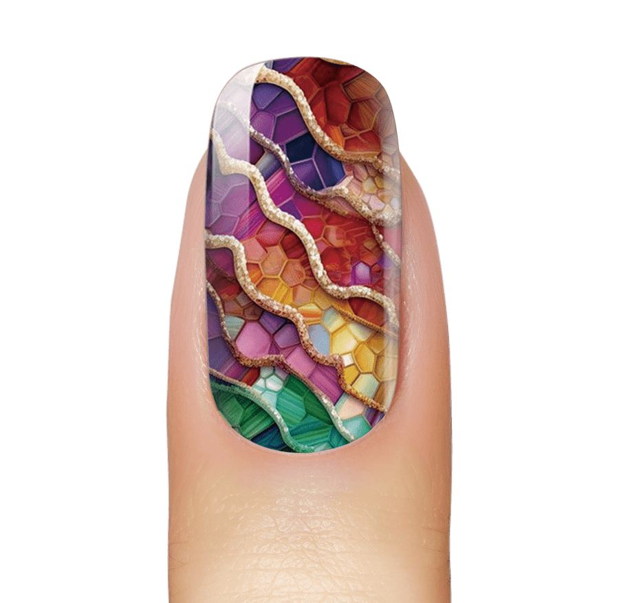 NEW: Rainbow Gold Marble