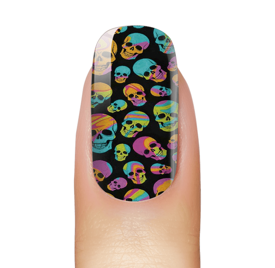 Rainbow Skulls