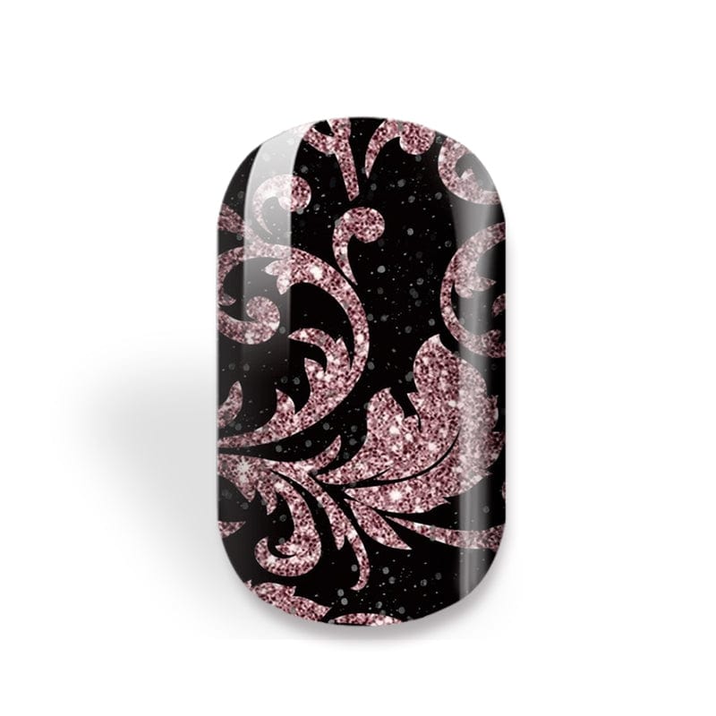 Pink Bling Damask